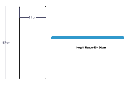ABCO Adult Change Table - Schematic Drawing
