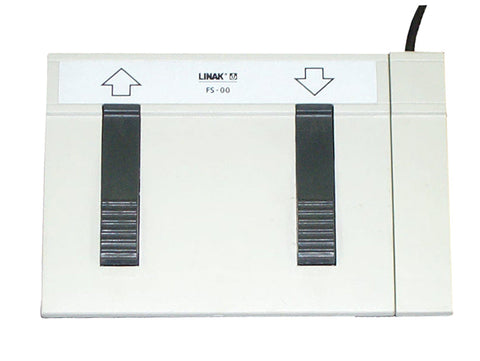 linak fs-00 foot pedal Linak Single Foot Control Assembly - Flat Plug