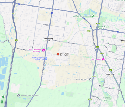 Abco Map Contact Us | ABCO Health Care